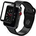 invisibleSHIELD Glass Curve Elite Screen Protector Clear, Black - For LCD Apple Watch - Fingerprint Resistant, Impact Resistant, Scratch Resistant, Shock Resistant, Smudge Resistant - Tempered Glass