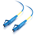 C2G-1m LC-LC 9/125 OS1 Simplex Singlemode Fiber Optic Cable (Plenum-Rated) - Blue - 1m LC-LC 9/125 Simplex Single Mode OS2 Fiber Cable - Plenum CMP-Rated - Blue - 3ft 1 thumbnail image