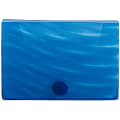JAM Paper® Plastic Business Card Case With Snap Closure, Blue Wave 1 thumbnail image