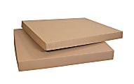 Partners Brand Bulk Cargo Boxes, 48" x 40" x 5", Kraft, Pack Of 5 Lids 1 thumbnail image