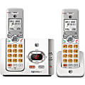 AT&T DECT 6.0 Cordless Answering System With Caller ID/Call Waiting, White, EL52215