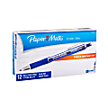 Paper Mate® Profile® Elite Retractable Ballpoint Pens, Bold Point, 1.4 mm, Blue Barrel, Blue Ink, Pack Of 12