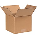 Partners Brand Corrugated Boxes, 7" x 7" x 6", Kraft, Pack Of 25