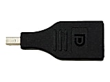 VisionTek Mini DisplayPort to DisplayPort Adapter (M/F) - 1 x Mini DisplayPort Male Digital Audio/Video - 1 x DisplayPort Female Digital Audio/Video - 4096 x 2160 Supported - Nickel Connector