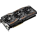 Asus ROG NVIDIA GeForce GTX 1070 Graphic Card - 8 GB GDDR5 - 1.53 GHz Core - 1.72 GHz Boost Clock - 256 bit Bus Width - DisplayPort - HDMI - DVI 1 thumbnail image