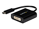 StarTech.com USB C to DVI Adapter - Black - 1920x1200 - USB Type C Video Converter  - CDP2DVI 1 thumbnail image