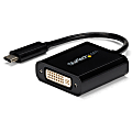 StarTech.com USB C to DVI Adapter - Black - 1920x1200 - USB Type C Video Converter  - CDP2DVI 1 thumbnail image
