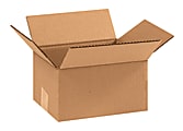 Partners Brand Corrugated Boxes, 9"L x 7"W x 5"H, Kraft, Pack Of 25