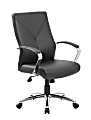 Boss Office Products Ergonomic High-Back Chair, Black