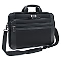 Kenneth Cole Reaction 18.4" Portfolio/Computer Case, 13 1/2"H x 19"W x 3 1/2"D, Black