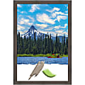 Amanti Art Hardwood Chocolate Picture Frame, 27" x 39", Matted For 24" x 36"