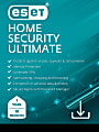 ESET Home Security Ultimate 2025, 10 Devices, 1 YR Subscription, PC, Download