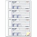 Rediform® Hardbound Money Receipt Book, 3-Part, Carbonless, 2-3/4" x 7", Book Of 200 Sheets 1 thumbnail image