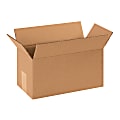 Partners Brand Heavy-Duty Single Wall Boxes, 12" x 6" x 6", Kraft, Pack Of 25