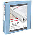 Office Depot® Brand 3-Ring Durable View Binder, 2" Round Rings, Baby Blue 1 thumbnail image