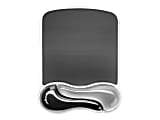 Kensington Duo Gel Mouse Wristrest Wave - Mouse pad with wrist pillow - two-tone graphite