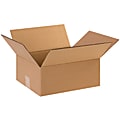 Partners Brand Flat Corrugated Boxes, 12"L x 10"W x 5"H, Kraft, Pack Of 25 1 thumbnail image