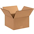 Partners Brand Corrugated Boxes, 12"L x 12"W x 7"H, Kraft, Pack Of 25