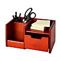 Rolodex® Wood Tones™ Wireless Organizer, Mahogany 1 thumbnail image
