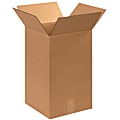 Partners Brand Corrugated Boxes, 12" x 12" x 20", Kraft, Pack Of 25