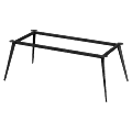 Lorell® Rectangular Conference 4-leg Table Base, For 8'W Top, Black