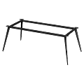 Lorell® Rectangular Conference 4-leg Table Base, For 8'W Top, Black 1 thumbnail image
