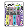 Sharpie Highlighter, Clear View Highlighter with See-Through Chisel Tip, Tank Highlighter, Assorted, 8 Count