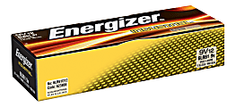 Energizer® Industrial Alkaline 9-Volt Batteries, Pack Of 12 1 thumbnail image