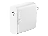ALOGIC Rapid Power 1X100 GaN Charger - Power adapter - 100 Watt - 5 A - PD 3.0 (USB-C) - on cable: USB-C - white - United States