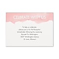 Custom Shaped Wedding & Event Reception Cards, 4-7/8" x 3-1/2", Picturesque Watercolor, Box Of 25 Cards 1 thumbnail image