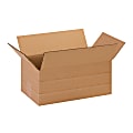Partners Brand Multi-Depth Corrugated Boxes, 6" x 14" x 8", Kraft, Pack Of 25
