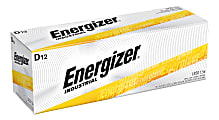 Energizer® Industrial D Alkaline Batteries, Pack Of 12 1 thumbnail image
