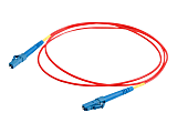 C2G 2m LC-LC 9/125 Simplex Single Mode OS2 Fiber Cable - Red - 6ft - Patch cable - LC single-mode (M) to LC single-mode (M) - 2 m - fiber optic - simplex - 9 / 125 micron - OS2 - red 1 thumbnail image