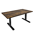 Mount-It! Electric Standing Desk With Adjustable Height And 55"W Tabletop, Oak, MI18090 1 thumbnail image