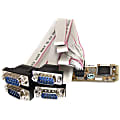 StarTech.com 4 Port RS232 Mini PCI Express Serial Card w/ 16650 UART