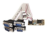StarTech.com 4 Port RS232 Mini PCI Express Serial Card w/ 16650 UART 1 thumbnail image