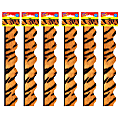 Trend Terrific Trimmers Packs, 39’ x 2-1/4”, Tiger, Set Of 6 Packs 1 thumbnail image