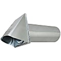Deflecto® 4" Wide-Mouth Galvanized Vent Hood, Silver, GVH4 1 thumbnail image