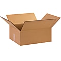 Partners Brand Corrugated Boxes, 15" x 12" x 6", Kraft, Pack Of 25