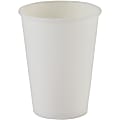 Dixie PerfecTouch 12 oz Insulated Paper Hot Coffee Cups by GP Pro - 12 fl oz - White - Paper - Beverage, Hot Drink - 50/Pack - 20 / Carton 1 thumbnail image