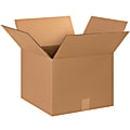 Partners Brand Corrugated Boxes, 15" x 15" x 12", Kraft, Pack Of 25