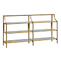 Sauder® International Lux Console Table, Satin Gold