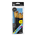 Brea Reese 10-Piece Value Paintbrush Set, Round/Flat, Black 1 thumbnail image