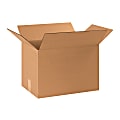 Partners Brand Heavy-Duty Corrugated Cartons, 17 1/4" x 11 1/4" x 12", Kraft, Pack Of 25