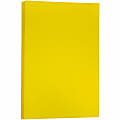 JAM Paper® Ledger Matte Paper, Yellow, Ledger (11" x 17"), 100 Sheets Per Pack, 24 Lb, 30% Recycled 1 thumbnail image