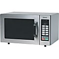 Panasonic 1000 Watt Commercial Microwave Oven with 10 Programmable Memory NE-1054F - Single - Medium Size - 0.8 ft³ Capacity - Microwave - 6 Power Levels - 1000 W Microwave Power - 120 V AC - 13.40 A Fuse - Countertop - Stainless Steel, Silver