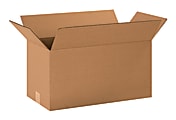 Partners Brand Long Corrugated Boxes, 20" x 10" x 10", Kraft, Pack Of 25