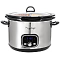 MegaChef Interchangeable 6-Quart And Split 2.5-Quart Slow Cooker And Warmer 1 thumbnail image