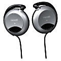Maxell Stereo Ear Clips - Black - Wired - 32 Ohm - 20 Hz 22 kHz - Silver Plated Connector 1 thumbnail image
