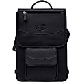 MacCase Flight Jacket Carrying Case (Backpack) for 13" Notebook - Black - Leather Body - Handle, Shoulder Strap - 14" Height x 10" Width x 1.8" Depth 1 thumbnail image